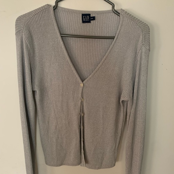 Sparkly grey Gap cardigan - Picture 1 of 3